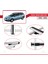 Renault Megane Grand Tour 2002-2008 Arası ile Uyumlu Basıc Model Ara Atkı Tavan Barı Gri 2 Adet 4