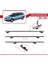 Renault Megane Grand Tour 2002-2008 Arası ile Uyumlu Basıc Model Ara Atkı Tavan Barı Gri 2 Adet 5