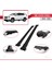 Gmc Acadia Denali 2024-2025 Arası ile Uyumlu Fly Model Ara Atkı Tavan Barı Siyah 2 Adet 3