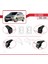 Kia Carens 2013-2019 Arası ile Uyumlu Ace-2 Model Ara Atkı Tavan Barı Siyah 2 Adet 4