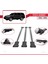 Toyota 4runner 2003-2009 Arası ile Uyumlu Fly Model Ara Atkı Tavan Barı Gri 3 Adet 4