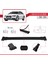 A6 (C7) Allroad 2012-2015 Arası ile Uyumlu Fly Model Ara Atkı Tavan Barı Siyah 3 Adet 3