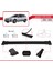 Jaguar X-Type Estate 2002-2009 Arası ile Uyumlu Fly Model Ara Atkı Tavan Barı Siyah 3 Adet 3