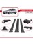 Jaguar X-Type Estate 2002-2009 Arası ile Uyumlu Fly Model Ara Atkı Tavan Barı Siyah 3 Adet 4