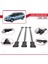 Renault Megane Grand Tour 2002-2008 Arası ile Uyumlu Fly Model Ara Atkı Tavan Barı Gri 3 Adet 4