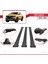 Ford Ranger (P703) 2022-2024 Arası ile Uyumlu Fly Model Ara Atkı Tavan Barı Siyah 3 Adet 4