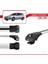 Jaguar X-Type Estate 2002-2009 Arası ile Uyumlu Ace-1 Ara Atkı Tavan Barı Gri 3 Adet 3