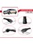 Chrysler 300C Touring 2005-2010 Arası ile Uyumlu Ace-1 Ara Atkı Tavan Barı Siyah 3 Adet 4