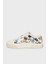 Desenli Logolu Kanvas Sneaker Ayakkabı Bayan Ayakkabı 2S5FSN001F20 101 2