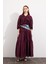 Mio Vual Elbise Burgonya 3