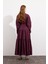 Mio Vual Elbise Burgonya 5