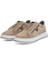 2182-DROPLAND Hakiki Deri Üst Kalite Anatomik Tabanlı Erkek Günlük Sneakers Ayakkabı - NKT02182-KUM-41 2