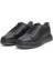2182-DROPLAND Hakiki Deri Üst Kalite Anatomik Tabanlı Erkek Günlük Sneakers Ayakkabı - NKT02182-SIYAH-42 2