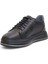 2182-DROPLAND Hakiki Deri Üst Kalite Anatomik Tabanlı Erkek Günlük Sneakers Ayakkabı - NKT02182-SIYAH-42 4