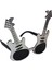 Gümüş Renk Gitar Şekilli Parti Gözlüğü 1