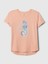 Kız Çocuk Turuncu Flippy Grafikli T-Shirt 2