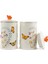 Mariposa 2'li Kavanoz Set 11X20CM Butik Porselen Mutfak Dekorasyon 1