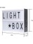 A5 Boyutunda Masa ve Gece Lambası Işıklı Yazı Panosu Lightbox Led Işık Lamba Aydınlatma 96 Adet Harf Rakam ve Sembolleri ile 4