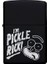 Pickle Rick Desenli Kişiye Özel Isimli Benzinli Siyah Metal Çakmak 2