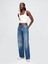 Kadın Beyaz Compact Jersey Crop Atlet 4