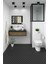 Yakut Stil 60X45 Siyah Raflı Banyo Aynası 1