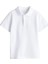 Erkek Çocuk Polo T-Shirt Beyaz Düz 2