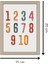 6 Parça Çocuklar Için Eğitici Fil ve Alfabe Duvar Dekoru Çocuk Odası Anaokulu Için 15X20 Tablo Seti 2