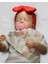 Bebeğin Için En Konforlu Bandana, ,0-2 Yaş Yazlık %100 Yerli Üretim Kız Bebek Penye Fiyonk Bandana 1