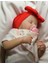 Bebeğin Için En Konforlu Bandana, ,0-2 Yaş Yazlık %100 Yerli Üretim Kız Bebek Penye Fiyonk Bandana 2