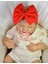 Bebeğin Için En Konforlu Bandana, ,0-2 Yaş Yazlık %100 Yerli Üretim Kız Bebek Penye Fiyonk Bandana 3