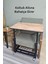 Yükseklik Ayarlı Laptop Masası - Extra Geniş Çalışma Masası - (50X70 cm Mdf Tablalı / Tekerlekli) 6