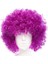 Koyu Mor Violet Renk Afro Bonus Parti Peruğu 1