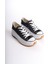 Parıs Bağcıklı Ortopedik Taban Kadın Sneaker Spor Ayakkabı Tbt - Siyah 4