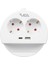 2li USB + Type-C Girişli Telefon Standlı 1.5 Metre Grup Priz Ve- G1102C 1