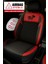 Skoda Favorit Forman (785) 1.3 (135 E) (54 Hp) 1994 Uyumlu Tam Set Terletme Yapmaz Tay Tüyü Oto Koltuk Kılıfı Kırmızı 3