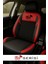 Mini Countryman (R60 Facelift 2014) Cooper D 1.6 2015 Uyumlu Tam Set Terletme Yapmaz Tay Tüyü Oto Koltuk Kılıfı Kırmızı 1