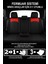 Mini Countryman (R60 Facelift 2014) Cooper D 1.6 2015 Uyumlu Tam Set Terletme Yapmaz Tay Tüyü Oto Koltuk Kılıfı Kırmızı 5