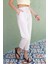 Beli Bağlamalı Straight Keten Pantolon 3