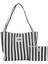 One Omuz Çantası – Hem Günlük Hem Tatil Şıklığı Mini Clutch Hediye - Siyah Çizgili 5