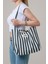 One Omuz Çantası – Hem Günlük Hem Tatil Şıklığı Mini Clutch Hediye - Siyah Çizgili 1
