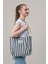 One Omuz Çantası – Hem Günlük Hem Tatil Şıklığı Mini Clutch Hediye - Siyah Çizgili 3