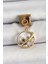 316L Çelik Sallantılı Zirkon Taşlı Satürn Model Gold Renk Nomination Charm - TJ-BC1418 1