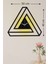 Dekoratif Ahşap Işıklı Siyah Duvar Saati Büyük Boy 40X50 cm Ledli Duvar Saati - Diamond 2