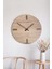 Minimalist Ahşap Modern Duvar Saati 3