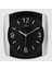 Duvar Saati Siyah, ÇAP:29X3.15CM Akrilik Boya, Varak Baskı, Abs, Mineral Cam, Sessiz Dpmah 1