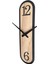 Modern Minimalist Ahşap Duvar Saati 2