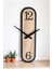 Modern Minimalist Ahşap Duvar Saati 3