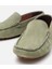 02AYH305550A800 ERKEK Nubuk Deri Yeşil Hafif Tabanlı Günlük Loafer 3