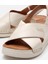 01SAH306840A310 KADIN Deri Bej Ayarlanabilir Comfort Sandalet 3