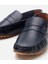 02AYH302710A680 ERKEK Deri Lacivert Esnek Tabanlı Günlük Loafer 3